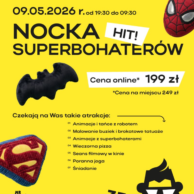 Noc Superbohaterów w Mr Gorilla