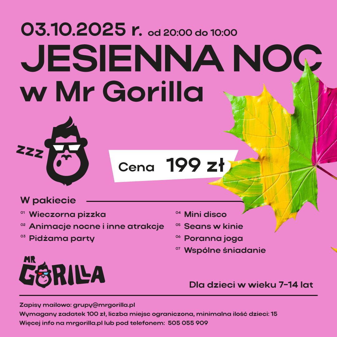 Jesienna Noc w Mr Gorilla