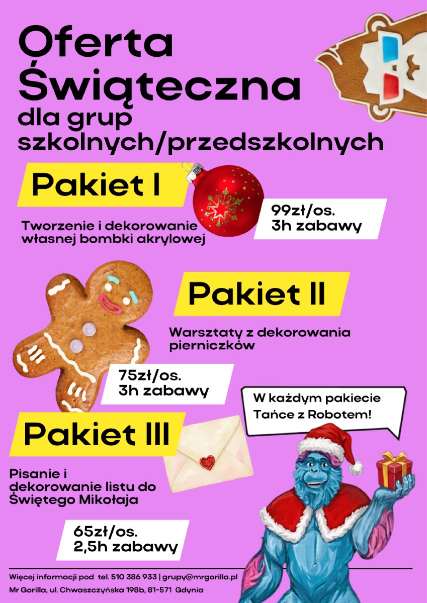 Oferta Świąteczna 2026 w Mr Gorilla